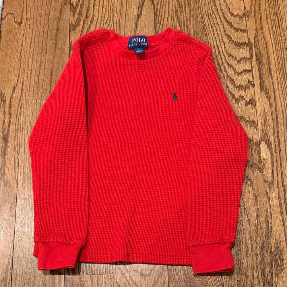 Polo by Ralph Lauren Men's Vibrant Red Crewneck Sweater